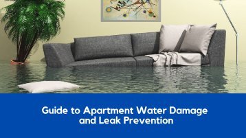 Guide to Apartment Water Damage and Leak Prevention