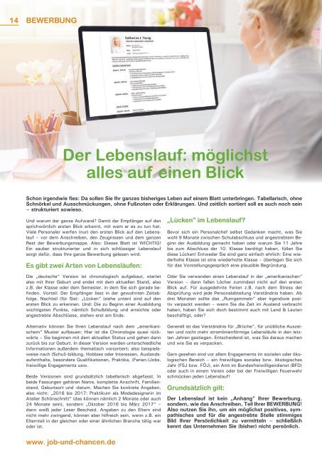 JOB & CHANCEN Karlsruhe/Mannheim/Baden-Baden Winter-Ausgabe