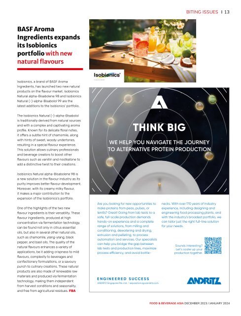 Food & Beverage Asia December/January 2024