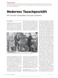 Modernes Tauschgeschäft - Active International GmbH