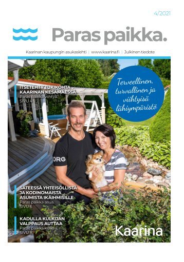 Kaarinan kaupungin Paras paikka -asukaslehti, syyskuu 2021
