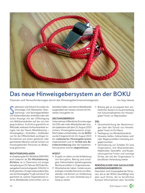 BOKU Magazin 4/2023