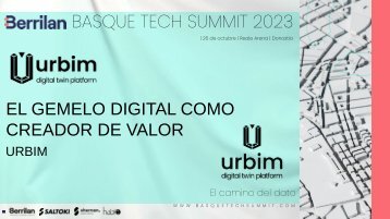 María Pascual (UrBIM) «El gemelo digital como creador de valor» - BTS 2023