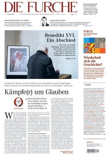 DIE FURCHE 05.01.2023