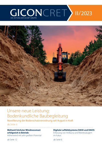 GICONcret - II / 2023 - Das Kundenmagazin