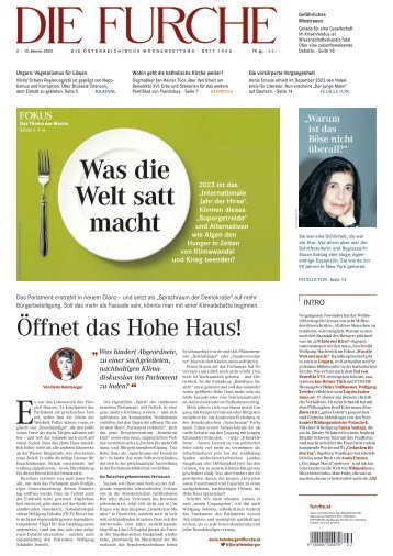 DIE FURCHE 12.01.2023