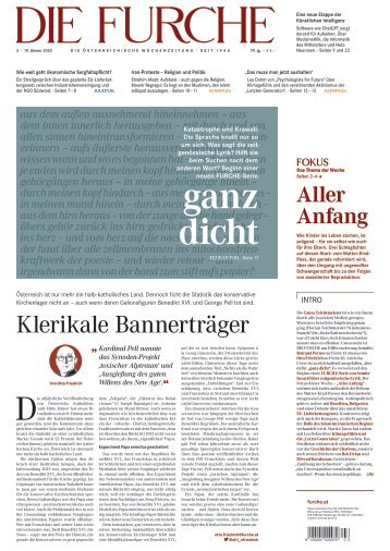 DIE FURCHE 19.01.2023