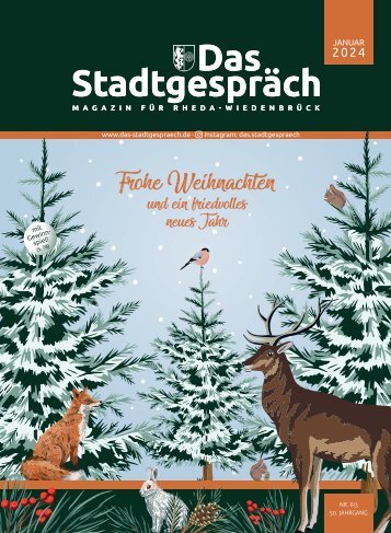 Das Stadtgespräch Ausgabe Januar 2024 auf Mein Rheda-Wiedenbrück