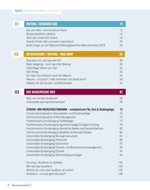 Maturant:innen-Guide 2024