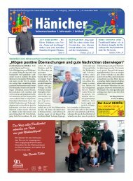 Hänicher Bote | Dezember-Ausgabe 2023