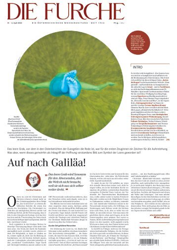 DIE FURCHE 06.04.2023