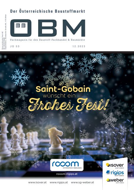  2023-12-oebm-der-osterreichische-baustoffmarkt - Saint-Gobain wünscht ein FROHES FEST!