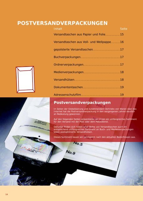 Industrie Prospekt - Papier Brinkmann GmbH - Verpackungen