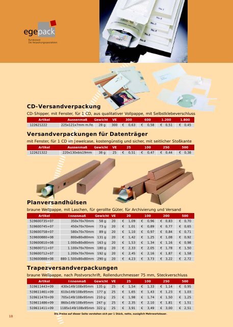 Industrie Prospekt - Papier Brinkmann GmbH - Verpackungen