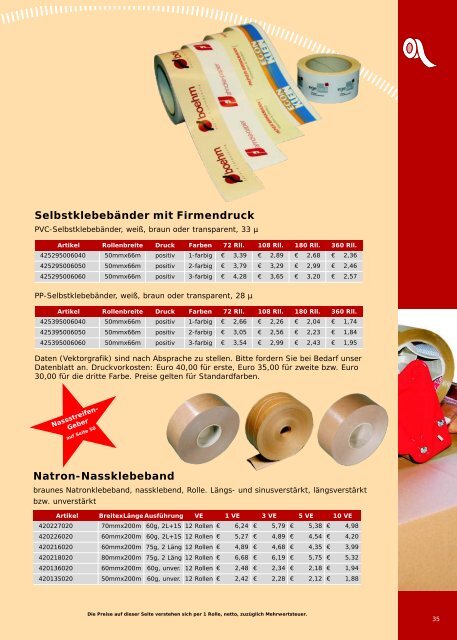 Industrie Prospekt - Papier Brinkmann GmbH - Verpackungen