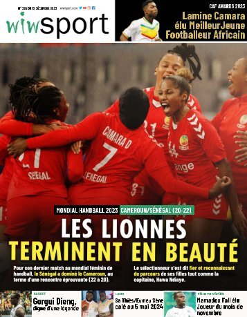 Journal wiwsport n326 - 12 décembre 2023