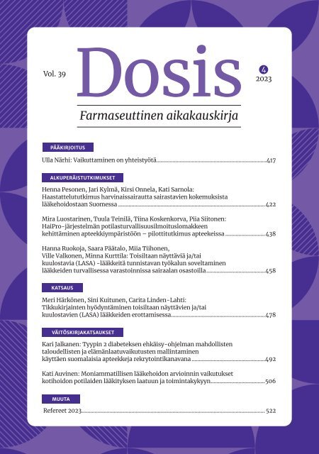 DOSIS 4/2023