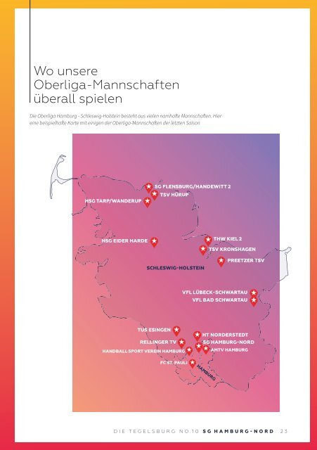 Die Tegelsburg No. 10 - Wo Handball lebt - Hallenheft 3. Liga SG Hamburg-Nord vs. HSG Ostsee & JBLH mA1 vs. HC Bremen