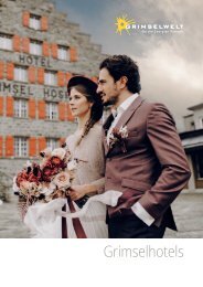 Broschüre Grimselhotels 2024