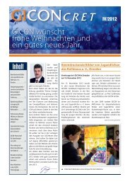 GICONcret IV / 2012 - Das Kundenmagazin 