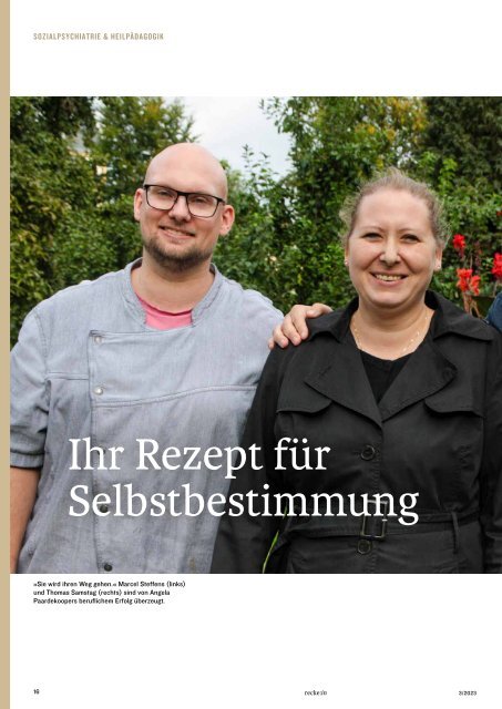 recke:in - Das Magazin der Graf Recke Stiftung Ausgabe 3/2023
