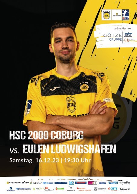 Spielheft HSC 2000 Coburg vs. Eulen Ludwigshafen