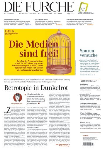 DIE FURCHE 27.04.2023
