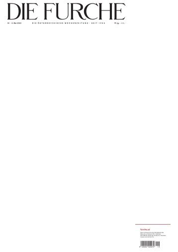 DIE FURCHE 04.05.2023