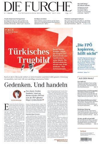 DIE FURCHE 11.05.2023