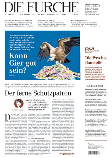 DIE FURCHE 17.05.2023