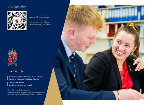 Shrewsbury School Foundation - Annual Report & Donor Roll - 2022 - 2023