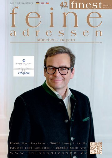 »feine adressen – finest« – München Edition III/2023