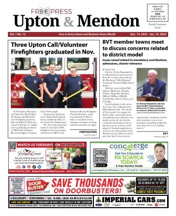 Upton & Mendon Free Press December 2023