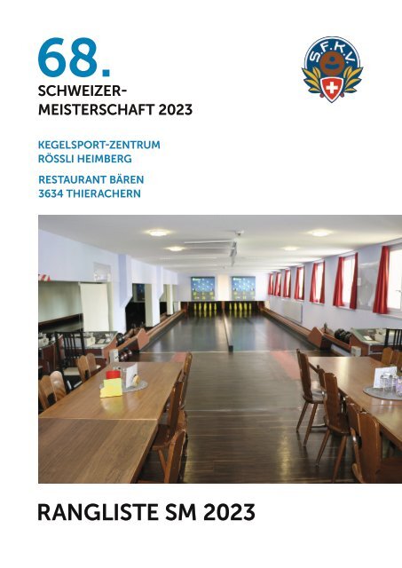 Rangliste 68. Schweizermeisterschaft SFKV 2023