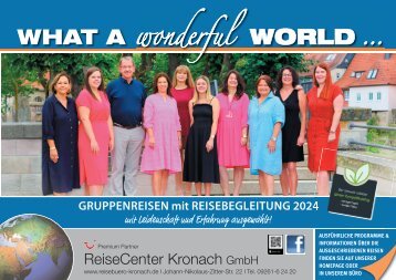 Schaffranek Kronach - Gruppenreisen 2024