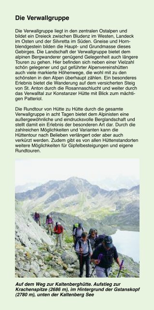 Flyer zur Verwallrunde - DAV Reutlingen