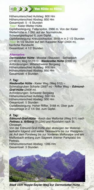 Flyer zur Verwallrunde - DAV Reutlingen