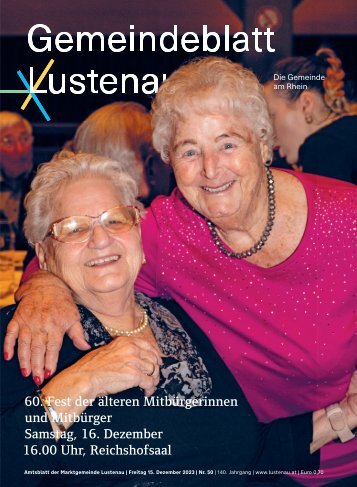 Gemeindeblatt Lustenau Nr. 50 | Freitag, 15. Dezember 2023
