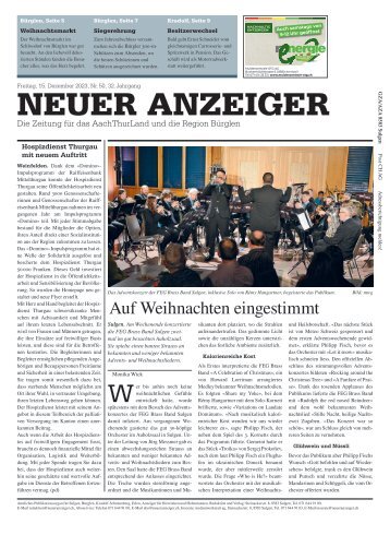 Neuer Anzeiger 15. Dezember 2023