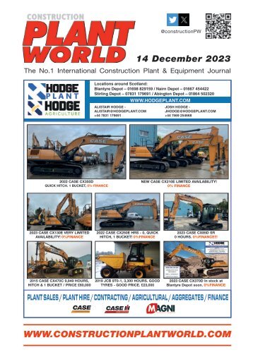 Construction Plant World 14 Decemb 2023