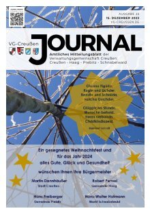 Creussen Journal  Ausgabe 15.12.2023