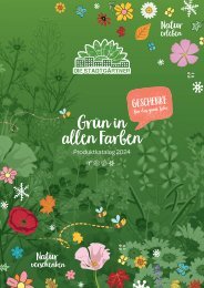 Die Stadtgärtner Einzelhandelskatalog 2024