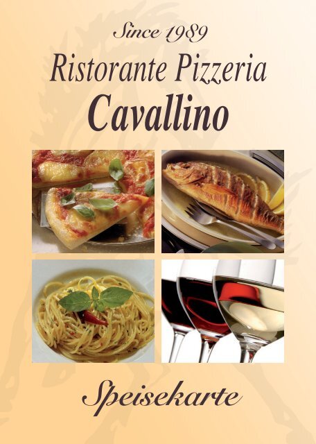 Speisekarte - Ristorante Pizzeria Cavallino