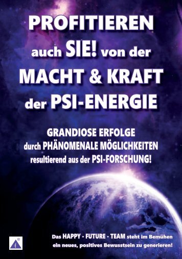 Fachbroschüre PSI-Forscher Willi Robé www.psy-energetic