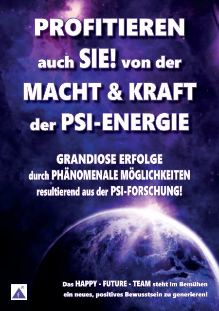 Fachbroschüre Parapsychologe PSI-Forscher Willi Robé www.psy-energetic