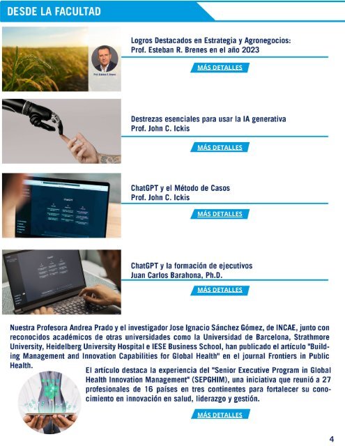 INCAE Newsletter | 2do semestre 2023