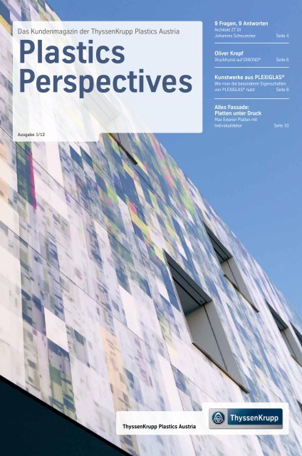 Plastics Perspectives - ThyssenKrupp Plastics Austria