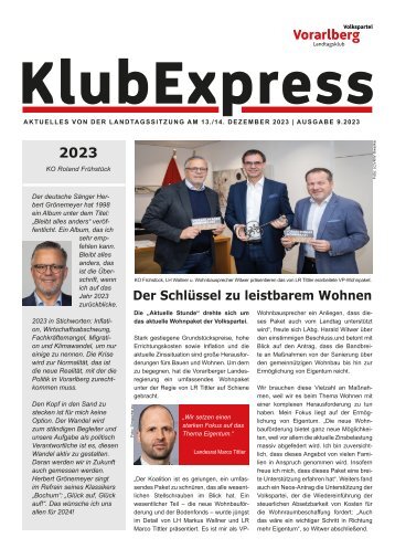 Klubexpress Dezember 2023