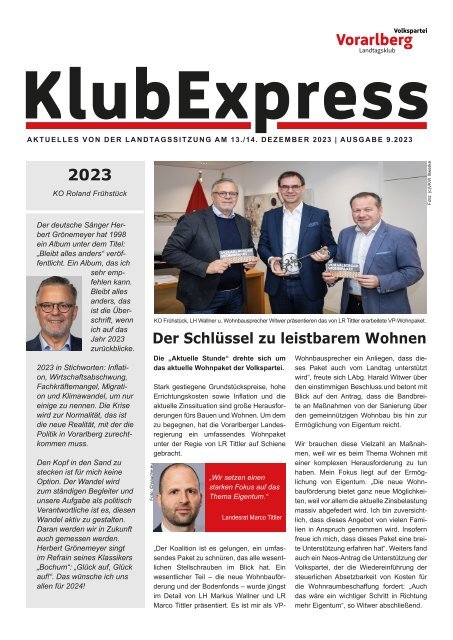 Klubexpress Dezember 2023