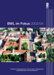 BWL im Fokus 2003/04 - LMU Management Alumni - Ludwig ...